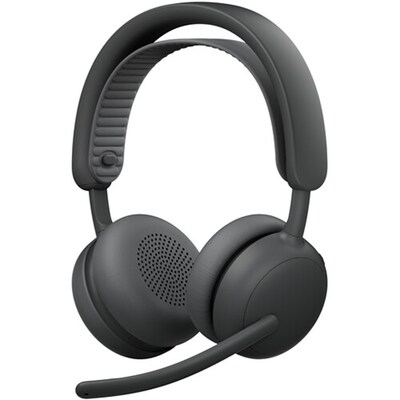 Logitech Zone Wireless 2 ES USB-C Bluetooth Stereo Phone & Computer Headset, UC Certified, Black (981-001502)