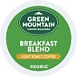 Green Mountain Coffee Roasters Breakfast Blend Coffee Keurig® K-Cup® Pods, Light Roast, 48/Box (81909/15170)