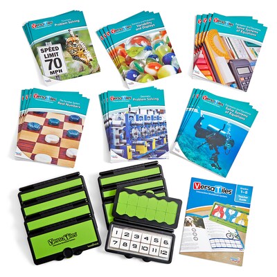 hand2mind VersaTiles Grade 8 Math Classroom Kit (91278)