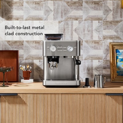 KitchenAid Pump/Automatic Espresso Machine, Stainless Steel (KES6551SX)