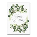 Custom Jubilant Greenery Cards, with Envelopes, 5 5/8 x 7 7/8 Birthday Card, 25 Cards per Set