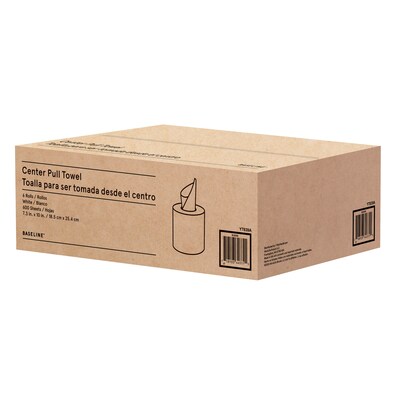 Baseline™ Recycled Centerpull Paper Towels, 2-ply, 600 Sheets/Roll, 6/Carton (BL62594)