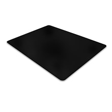 Floortex Advantagemat Vinyl Carpet Chair Mat, Rectangular, 48 x 60, Black (FR114860LEBV)