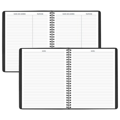 2027 AT-A-GLANCE 7" x 8.75" Weekly Appointment Book, Faux Leather Cover, Black (70-951-05-27)