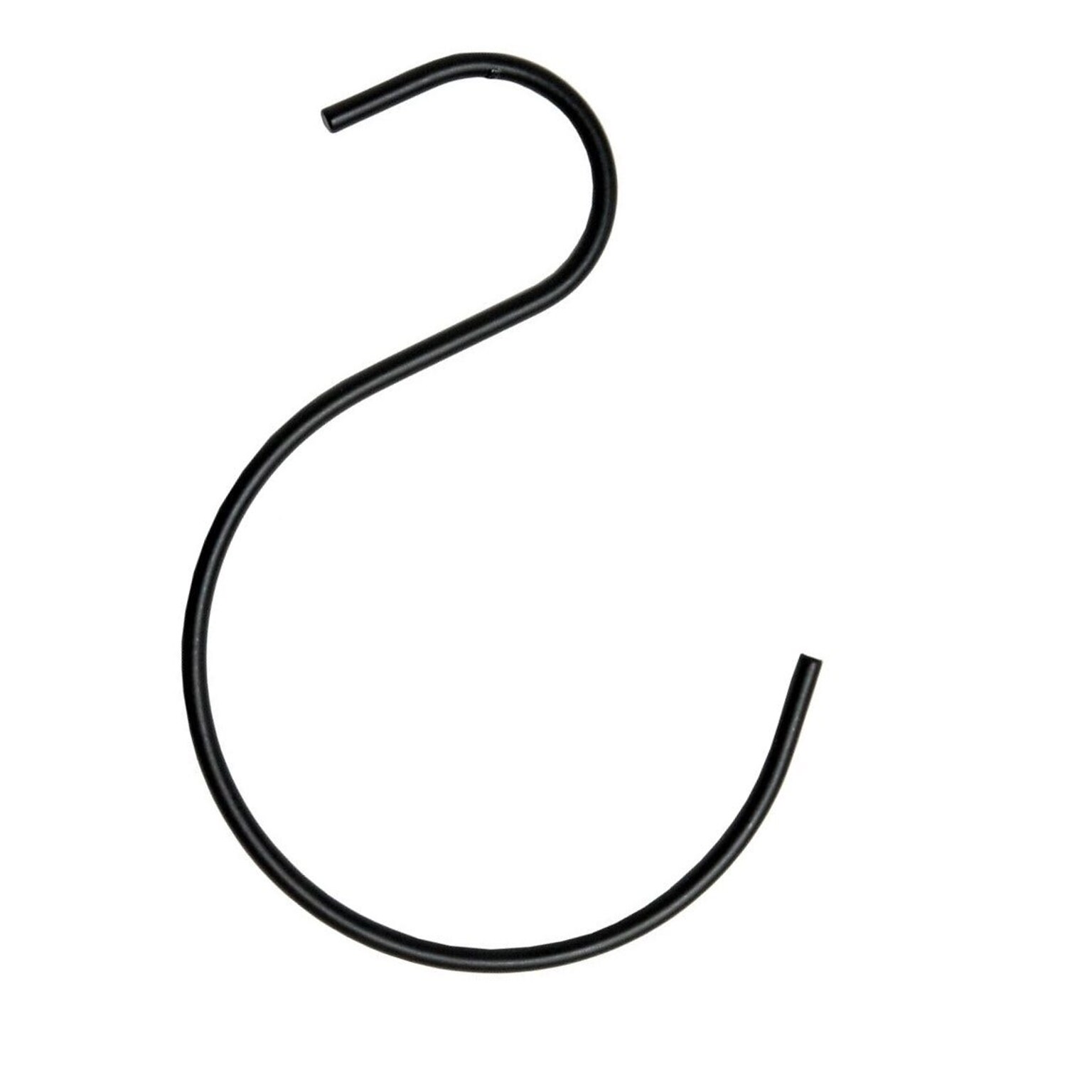 Nahanco Metal Hooks, Black, 12/Carton (SHKLGB)