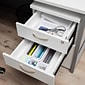 Mind Reader 8-Piece Interlocking Drawer Organizer, White (8INTBOX-WHT)