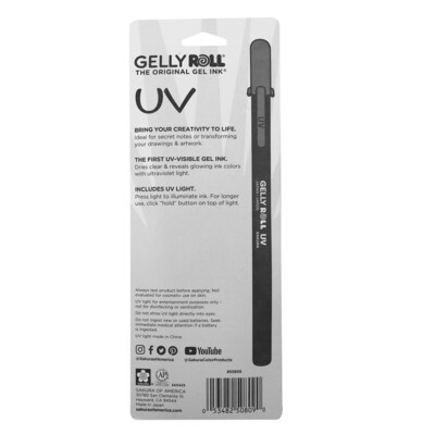 Sakura UV Gel Pens, Assorted Color Ink, 3/Set, 3/Bundle (SAK50809-3)