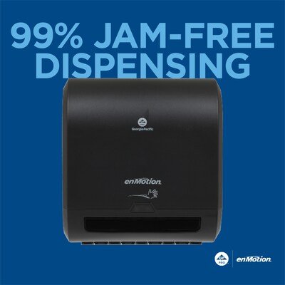 enmotion Automatic Hardwound Paper Towel Dispenser, Black (59498A)