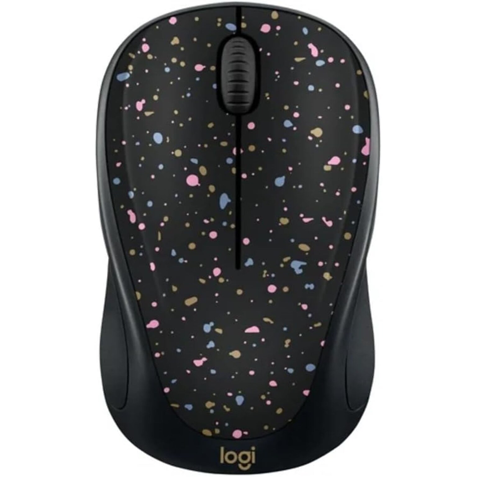 Logitech Wireless Ambidextrous Optical USB Mouse, Speckles (910-007272)