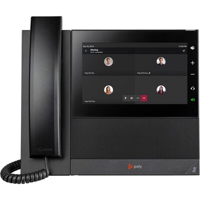 POLY CCX 600 24-Line VOIP Conference Speaker Phone, Black (849A8AA#ABA)