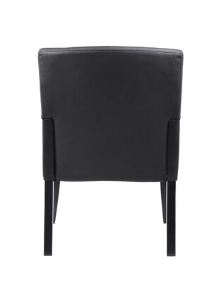 Boss Office Products Vinyl Guest Chair, Black (B639-BK)
