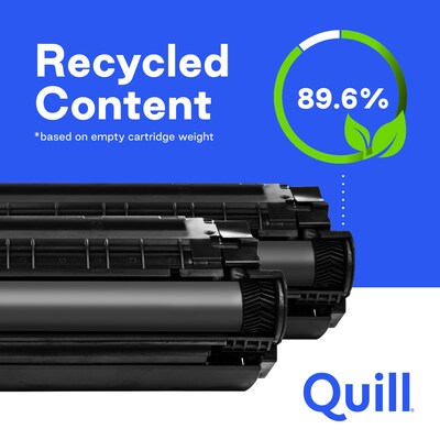 Quill TN760 Remanufactured Black High Yield Toner Cartridge Replacement for Brother TN760, 2/Pack (201184PX2)