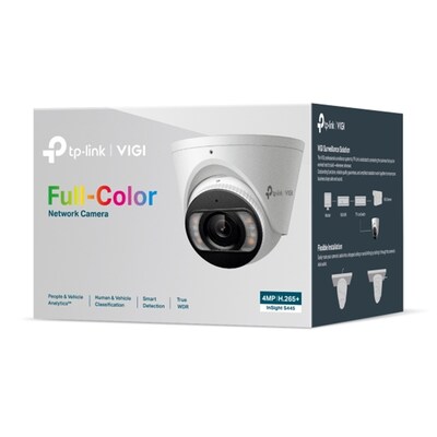 TP-LINK VIGI InSight Outdoor Turret Network Camera, Black (INSIGHT S445(2.8MM))