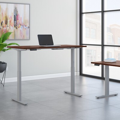 Bush Business Furniture Move 60 Series 60"W Electric Height Adjustable Standing Desk, Hansen Cherry (M6S6030HCSK)