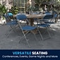 Flash Furniture HERCULES Series Plastic Banquet/Reception Chair, Blue, 2/Pack (2LEL3BLUE)