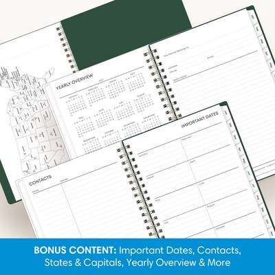 2027 Blue Sky 5" x 8" Weekly & Monthly Planner, Parnissa (164267)