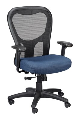 Tempur-Pedic Ergonomic Fabric/Mesh Swivel Task Chair, Navy/Black (TP9000-C-NVY)