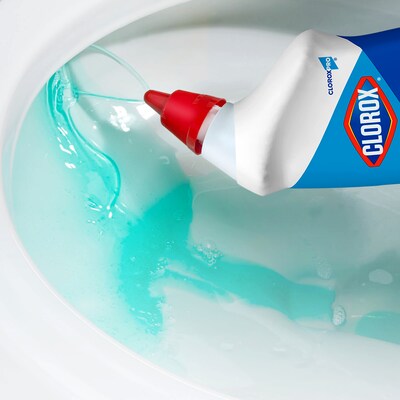CloroxPro Toilet Bowl Cleaner with Bleach, Fresh Scent, 24 fl. oz. (00031)