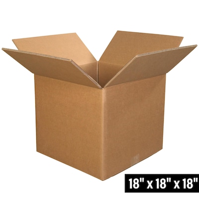 18 x 18 x 18 Heavy Duty Shipping Boxes, 90 ECT, Triple Wall, 5/Bundle (HD181818TW)