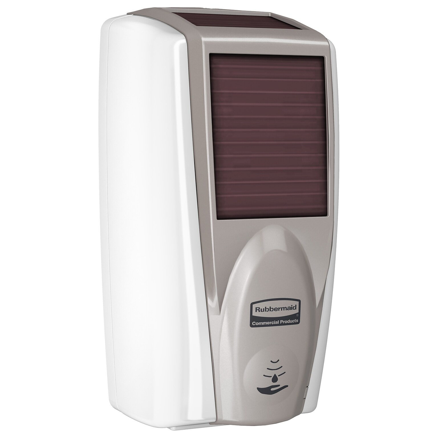 Rubbermaid AutoFoam Automatic Wall Mounted Hand Soap Dispenser, White/Gray Pearl (1980828)