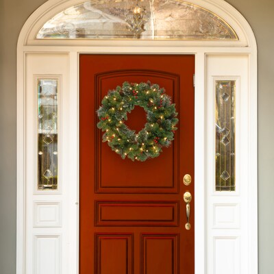 National Tree Company Crestwood® Spruce Wreaths CW7-306-30W-1