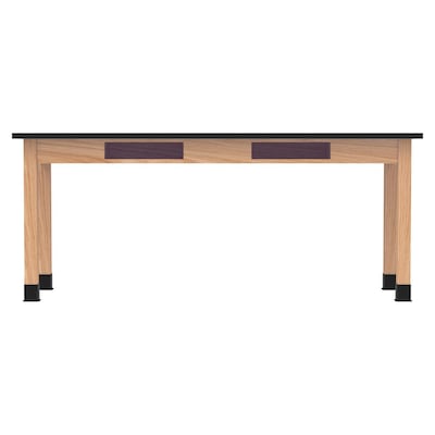 Diversified Woodcrafts School Classroom Rectangular Science Lab Table, 72" x 24", Oak (C7306K30N)