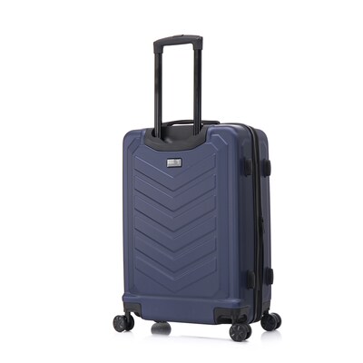 US Army FOX PRO 24" Hardside Suitcase, 4-Wheeled Spinner, TSA Checkpoint Friendly, Navy Blue (USLFPRO00M-BLU)