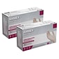 Ammex Professional GPPFT Powder Free Latex Exam Gloves, Ivory, Medium, 100/Box, 10Box/Carton (GPPFT44100XX)