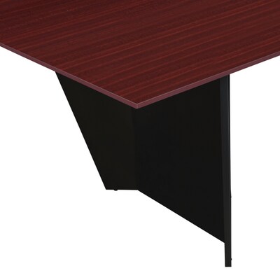 Regency Array 120"W x 48"D Conference Table with Grommet, Mahogany/Black (ACT12048MHBK)