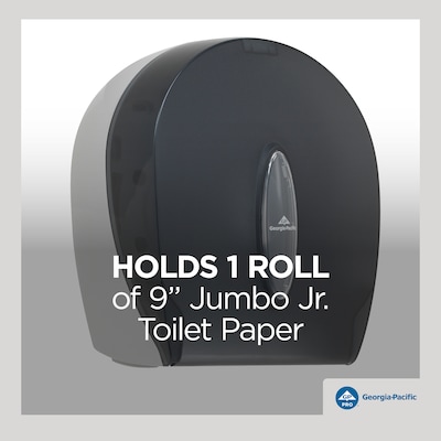 Georgia-Pacific Jumbo Jr. Toilet Paper Dispenser, Translucent Smoke (59009)
