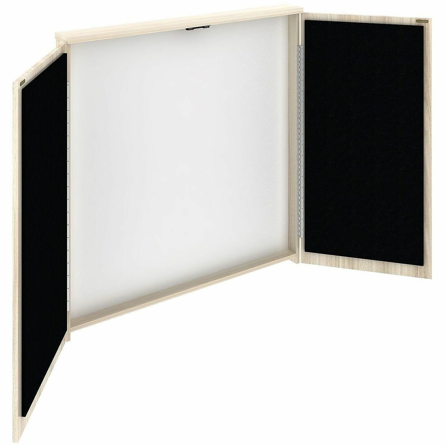 Lorell Essentials Series 47.25 Presentation Cabinet With Dry-Erase Whiteboard, Modern Elm (LLR66345)