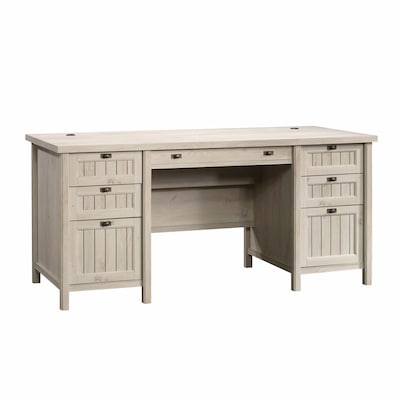 Sauder Costa 65W Executive Desk, Chalked Chestnut (419954)