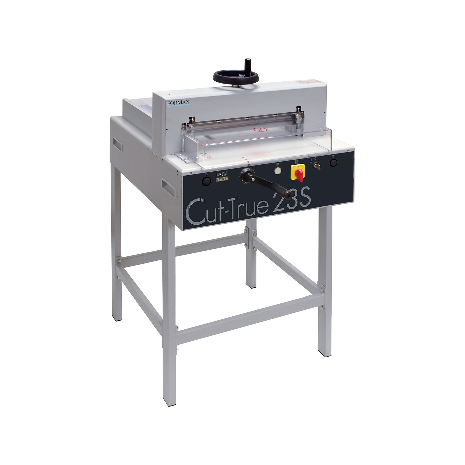Formax Cut-True 23S 16.9 Semi-Automatic Electric Guillotine Paper Cutter with LED Laser Line, Gray (Cut-True 23S)