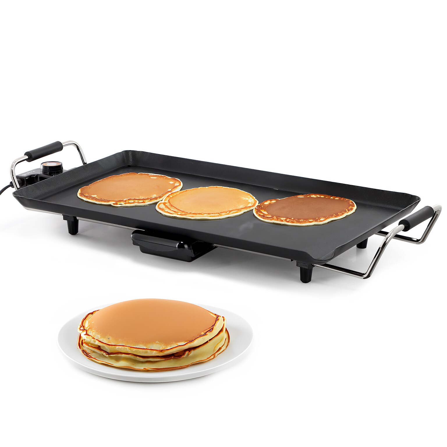 MegaChef Electric Grill with Drip Tray, Black (935122219M)