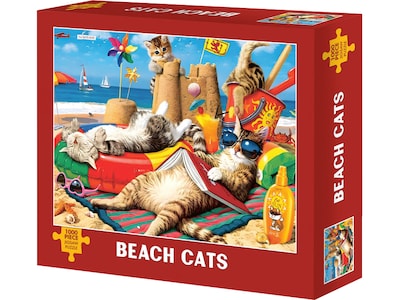 Willow Creek Beach Cats 1000-Piece Jigsaw Puzzle (49441)