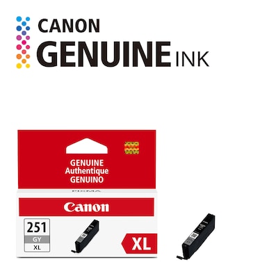 Canon 251XL Gray High Yield Ink Cartridge  (6452B001)