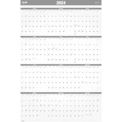 Grupo Erik Black Clover Wall Calendar 2024 12 x 12, 12 Month  Planner, Square Wall Calendar 2024, Family Planner Calendar 2024
