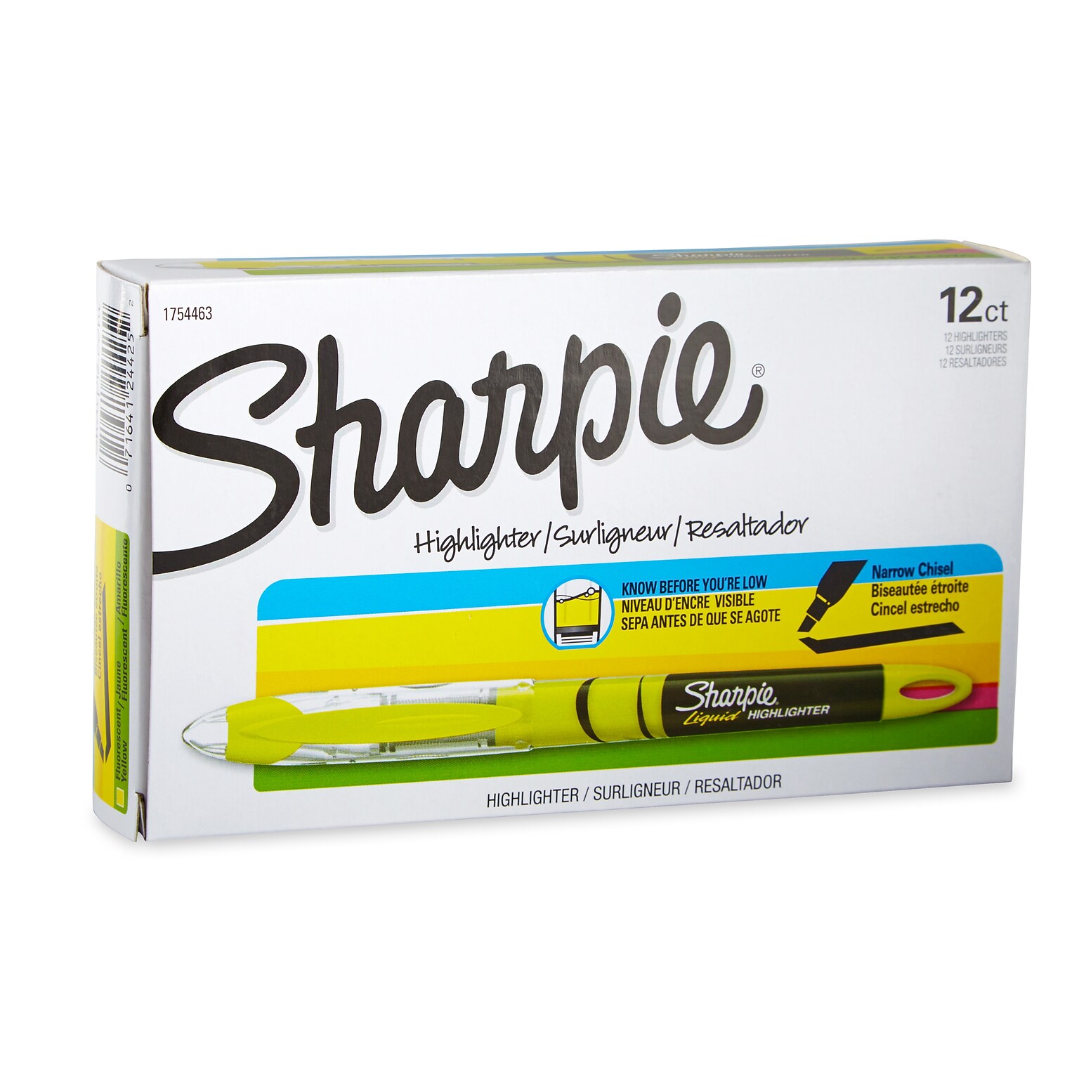 Sharpie Liquid Highlighter, Chisel Tip, Yellow (1754463)