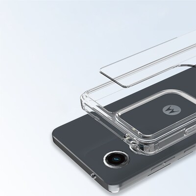 SaharaCase Inspire Series Phone Case for Motorola G Stylus 5G, Shock Absorbing, Clear (CP00576)