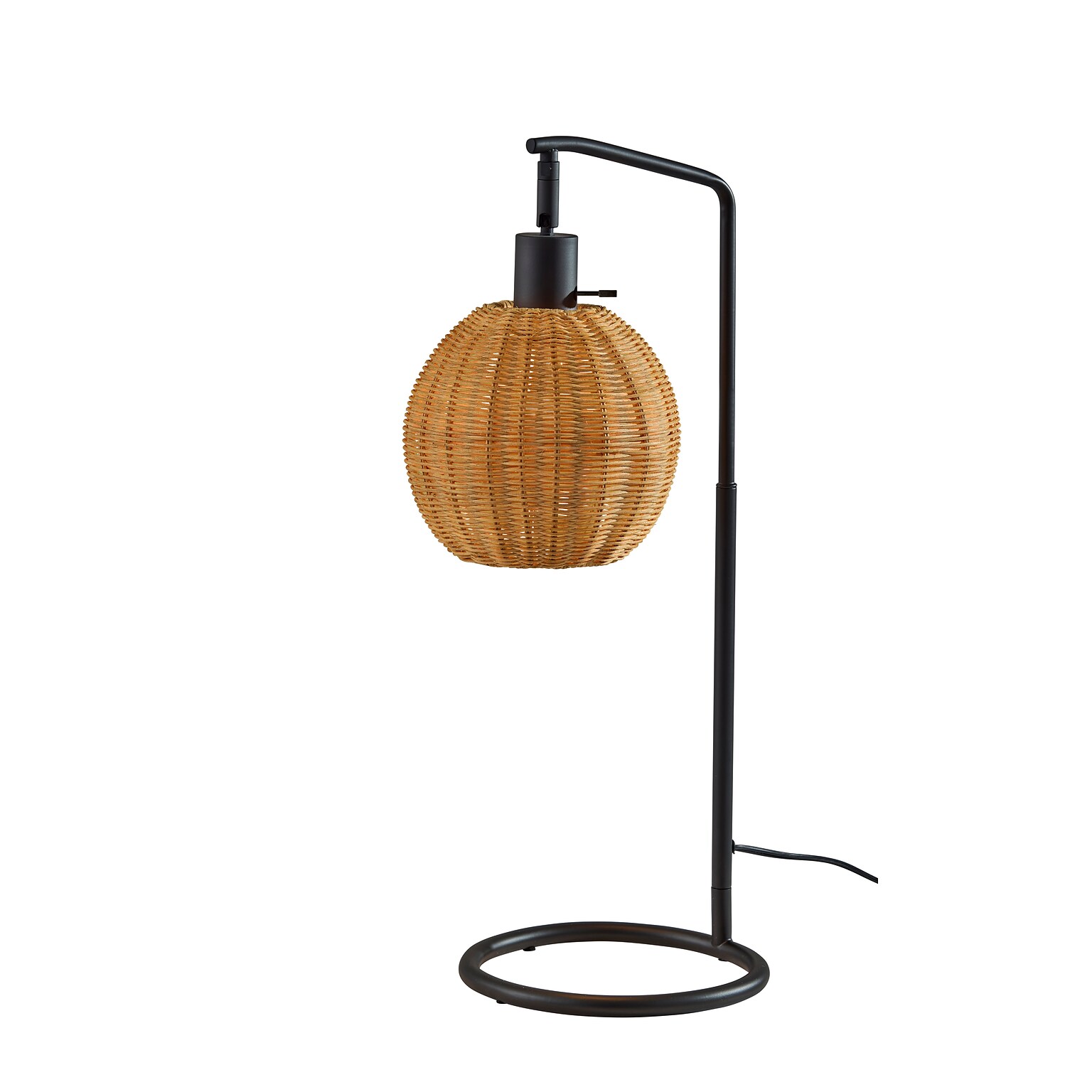 Adesso Maeve 25 Incandescent Table Lamp, Black/Brown (9406-01)