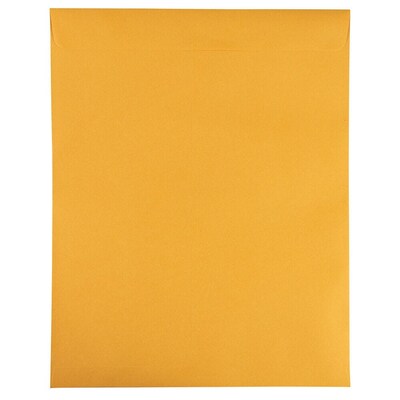 JAM Paper Self Seal Catalog Envelope, 11-1/2" x 14-1/2", Brown Kraft Manila, 50/Pack (13034235i)