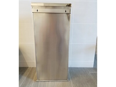 HLS Commercial Stainless Steel Trash Can, 9-Gallon, Silver (HLSC01G09A)