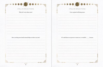 Quarto Astrological Wellness & Spirituality Guided Journal, Hardcover, 6.27" x 8.25", Purple, 160 Pages (9781631068331)