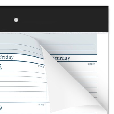 2026 AT-A-GLANCE Success 21.75 x 17 Monthly Desk Pad Calendar, White/Blue (ST24-00-26)