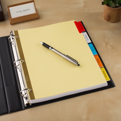 Avery Big Tab Insertable Paper Dividers, 5 Tabs, Buff  (11109)