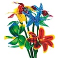 S&S Worldwide Flexible Fun Flowers Craft Kit, 24/Pack