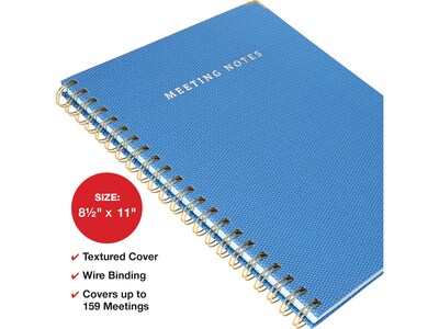 Global Printed Products 8.5" x 11" Planner, Paperboard Cover, Blue (SPLS-0118-BL)