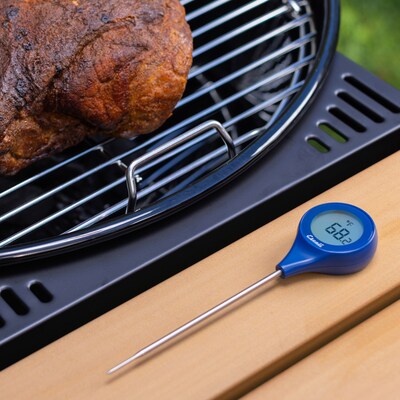 Escali Easy-Read Stainless Steel Digital Food Thermometer, Blue (DHP4)