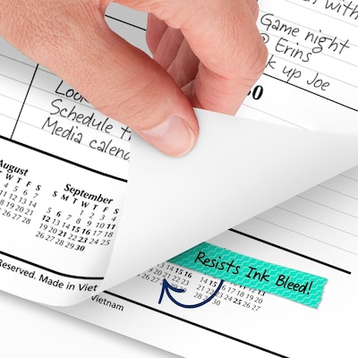 2027 AT-A-GLANCE 21.75" x 17" Monthly Desk Pad Calendar, White/Black (SK24-00-27)