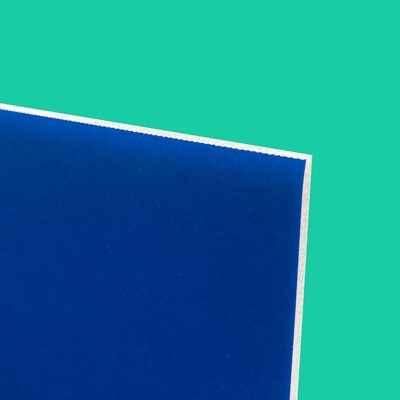 Flipside Tri-Fold Foam Board, 36" x 48", Blue, 3/Pack (30085-3)